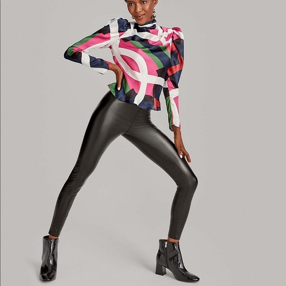 Hue Leatherette High-Rise Leggings - Picture 4 of 7